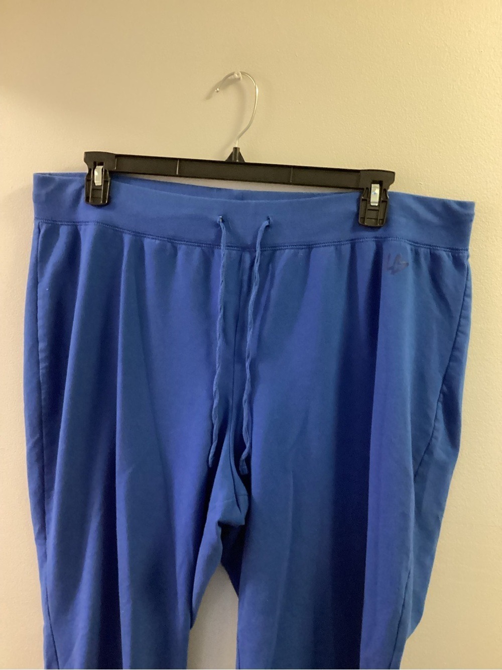 Lane Bryant 18/20 Royal Blue Capri Lounge Pants Drawstring Plus Size - Picture 4 of 12
